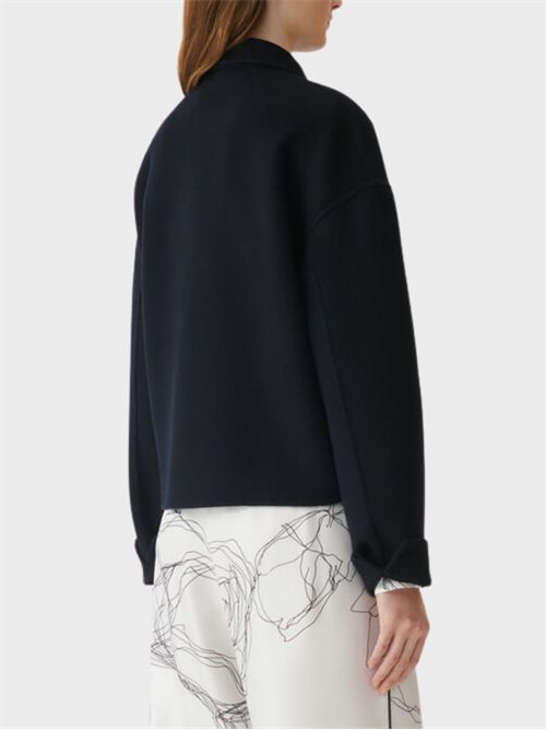 Cropped wool double shirt jacket FABIANA FILIPPI | CTD216F196M2615146